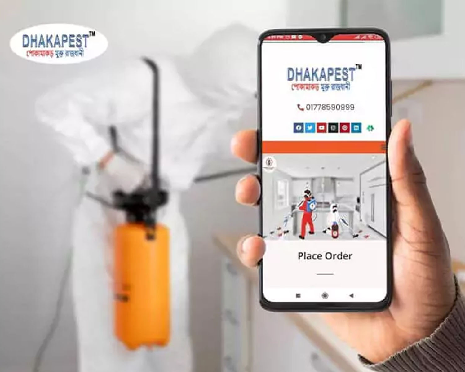 Pest control service app